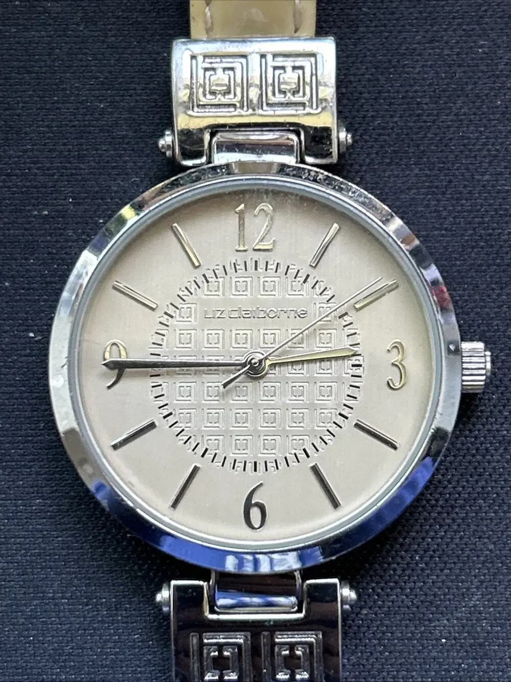 Liz Claiborne Beige Dial And Band Women’s Quartz Watch